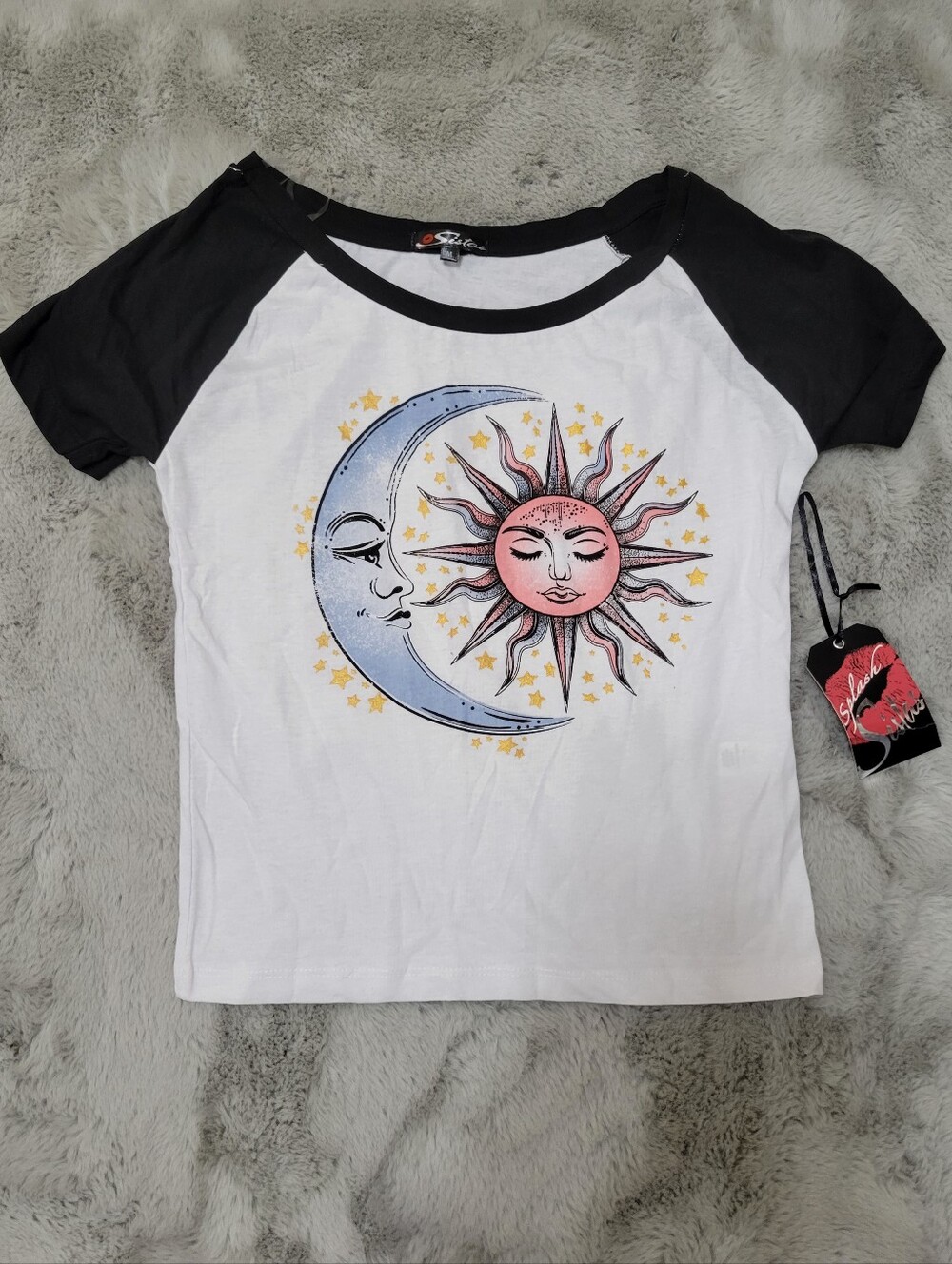 Nwt Celestial Sun And Moon Graphic Tee